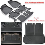 Floor Mats & Trunk mat For 2013-2019 2020 Nissan Pathfinder 2013 Infiniti JX35 - Image 2