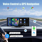Wireless Carplay Screen, 10.26"Portable Car play & Android Auto Touch Screen - Image 3