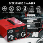 C20 Adjustable Battery Charger 12V 24V 36V 48V, 12A Pulses of High-Voltage - Image 2