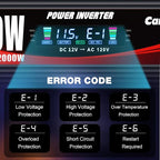 1000W/2000W Car Power Inverter DC 12V to 110V/120V AC Converter - Image 4