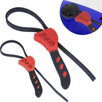 2 PCS Strap Wrench Plumbing, Rubber Strap Wrench, 24 Inch & 19.7 Inch Oil by ecocstm