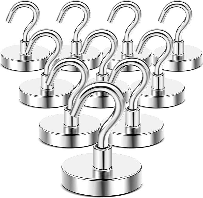 DIYMAG Magnetic Hooks, 150 LB Heavy Duty Strong Magnet by DIYMAG
