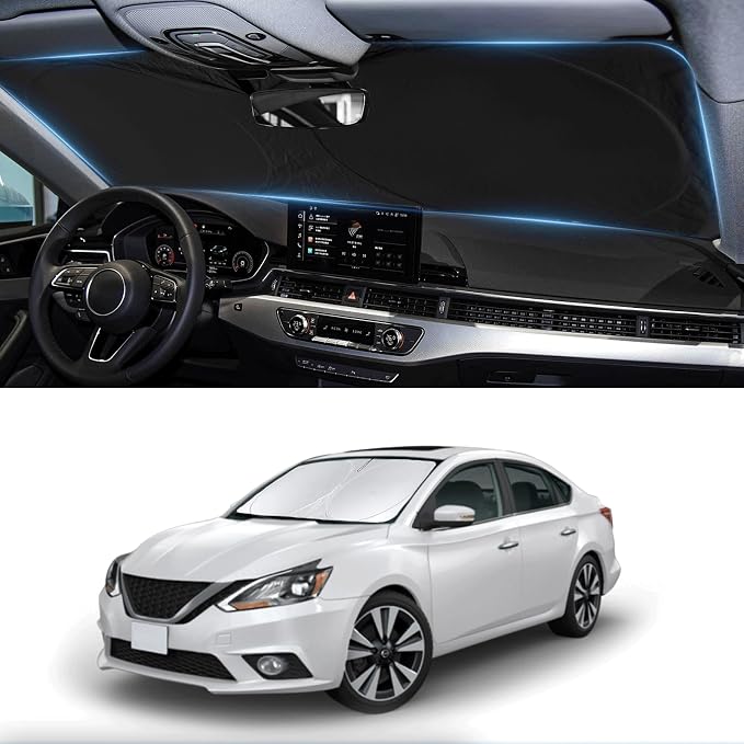 Custom Fit Sentra Windshield Sunshade by INSAUTO