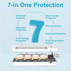 Appliance Extension Cord with Individual Switches on Off - 6 FT - Image 4