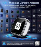 Wireless Carplay Adapter, 2025 Upgrade Mini USB Design - Image 2