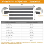 Persilux Cordless Zebra Blinds for Windows Free-Stop Roller Window Shades Dual - Image 7