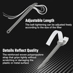 DURATECH Strap Wrench 18" Handle, Adjustable Nylon Strap Pipe Wrenches - Image 7