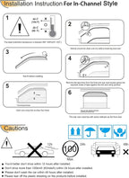 92083 Side Window Wind Deflector, Window Visor fit - Image 6