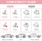 Front Seat Covers, 2 Pieces Universal Seat Covers - Image 6