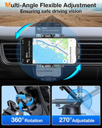 HTU 2025 Upgraded Car Phone Holder 【Safety Certs & No Smell】 Cell Phone Holder - Image 4