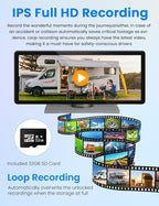 2.5D Display Wireless reversing Camera System FHD 1080P 10.26-inch touchable - Image 7