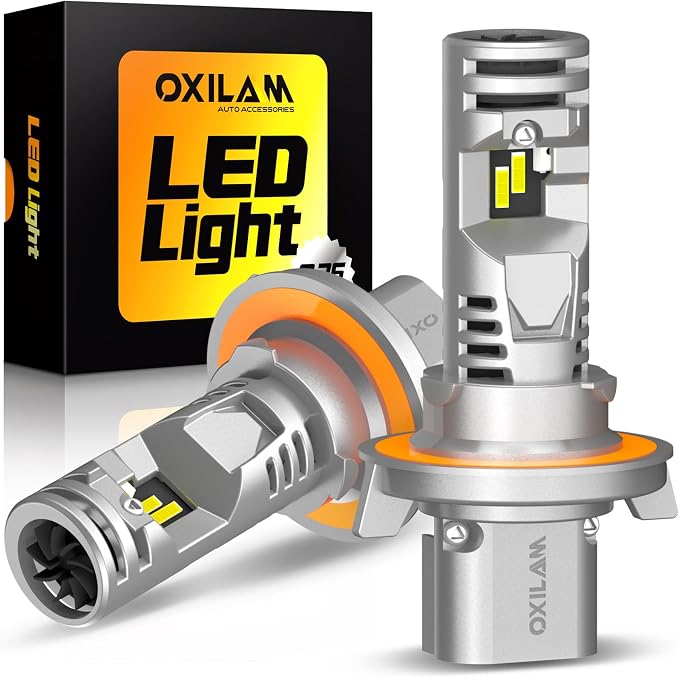 OXILAM 9008 Bulb H13 LED Bulb, 40000LM 60W, High Visibility, 5 Min Install by OXILAMDIRECT