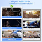 6pcs Car Window Shades for Ford F150 4Door 2021-Present Accessories, Windshield - Image 7