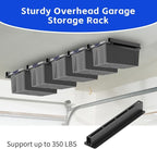 6 Pack Overhead Storage Bin Rack, Ceiling Racks - Image 6