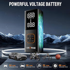 Tire Inflator Portable Air Compressor, 5X Faster Portable Air Pump - Image 4