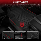 LASFIT Floor Mats 2007-2013 for Chevy Silverado/GMC Sierra 1500, 2008-2014 2500 - Image 3