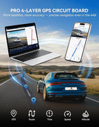 TECXLERON Dash Cam Front and Rear, 4K Dual Dash Cam, Dash Camera - Image 6