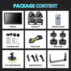 Fookoo Ⅱ 10" 1080P Wired Backup Camera System Kit - Image 7