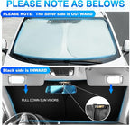 KUST Windshield Sun Shade for 2017-2024 Porsche Panamera Sedan Accessories - Image 3