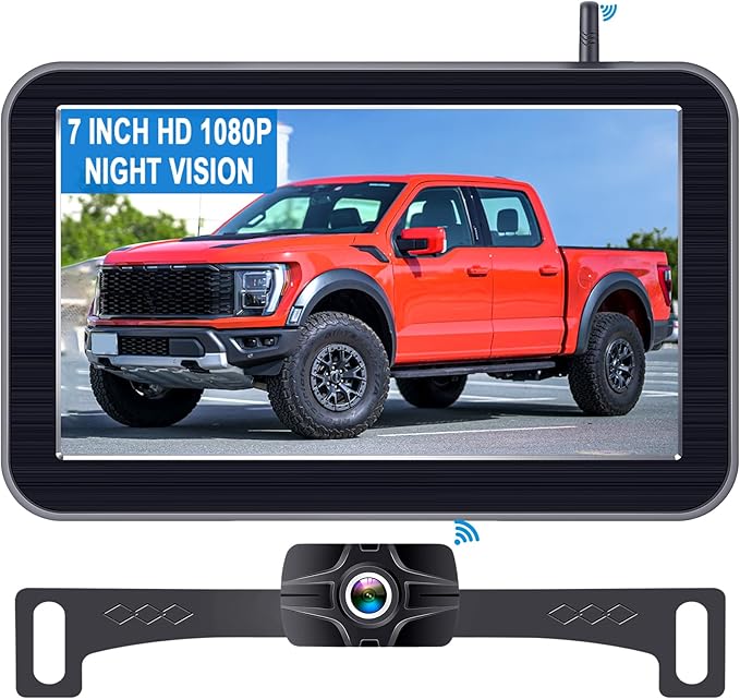 7-Inch Wireless Backup Camera for Truck by LeeKooLuu