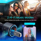Upgraded V5.3 FM Bluetooth Transmitter, Siri Google Assistant - Image 7