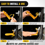 Nilight Car Door Step for Roof Access Universal Car Step Hook for Roof SUV - Image 7