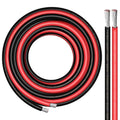 4 Gauge Wire - iGreely 30 FT Red & 30 FT Black 4 Gauge Tinned Copper Electrical by iGreely