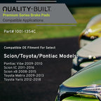 Premium Ceramic Front Brake Pads Compatible - Image 3