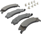 Premium Semi-Metallic Rear Brake Pads Compatible - Image 2