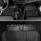 Vanseno Floor mats & CargoTrunk Liners and Backrest Mat Full Set Compatible - Image 2