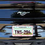 Flowers License Plate Frame Car Universal Stainless Steel Accessories - Image 7