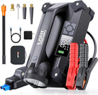 LATIT 6000A Jump Starter with Air Compressor 150PSI 65W Charger, 12V Battery - Image 9
