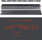 4 Pack 40" inch Drop Over Cable Cover, 4 Pieces Prevent Tripping Rubber Floor - Image 5