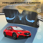 Windshield Sun Shade for 2017-2025 Subaru Impreza WRX Sedan Impreza WRX - Image 3