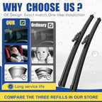 3 wipers Replacement for 2013 2014 2015 2016 2017 2018 2019 Ford Escape - Image 2