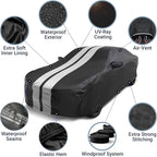 iCarCover Custom Car Cover for Pontiac Sunbird 4-Door Waterproof All-Weather - Image 4