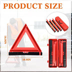 Kanayu Warning Triangle DOT Approved Foldable Emergency Safety Triangles - Image 2