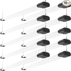 Ensenior 10 Pack Linkable Led Shop Light 4ft by Ensenior