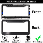 License Plate Frames Black, and Blue License Plate Frame American Flag USA - Image 3