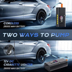 180PSI Tire Inflator Portable Air Compressor, 26000mAh Portable Tire Inflator - Image 6