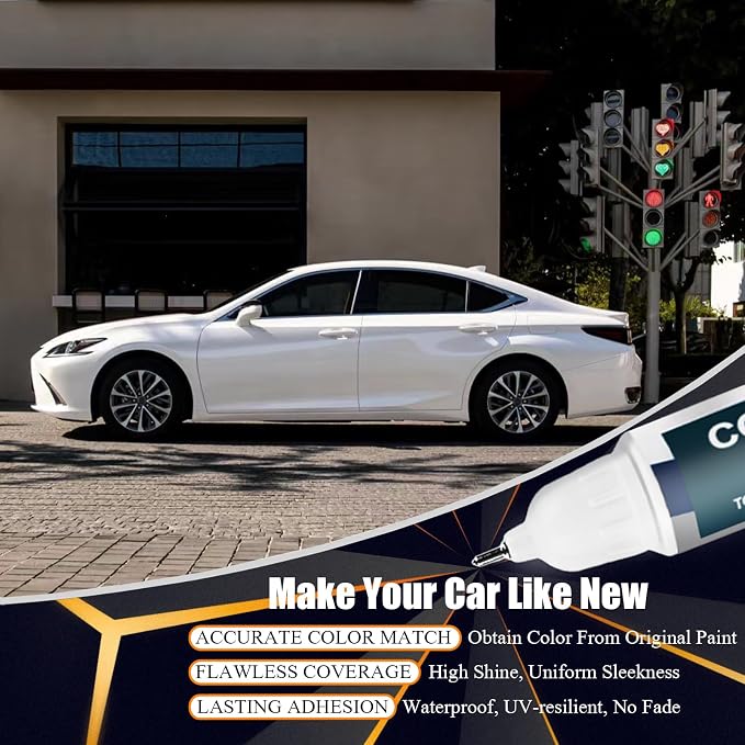 Caviar Touch Up Paint for Lexus, Car Paint Pen Scratch Repair Two-In-One Touch - Image 4