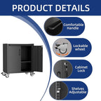 Metal Tool Cabinet, Garage Storage Cabinet System, Wall Cabinet & Locking - Image 6