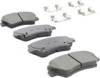 Premium Semi-Metallic Front Brake Pads Compatible - Image 2