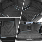 Fit for 2020-2014 Nissan Rogue Floor Mat Backrest Mat Cargo Liner, All-Weather - Image 6