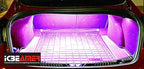 ICBEAMER 12" Purple 18SMD 2835 LED Strip Light Universal Fit Car Trunk Cargo - Image 5