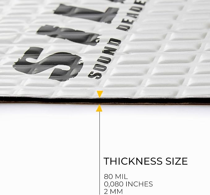 Siless 80 mil 36 sqft Car Sound Deadening mat - Image 8