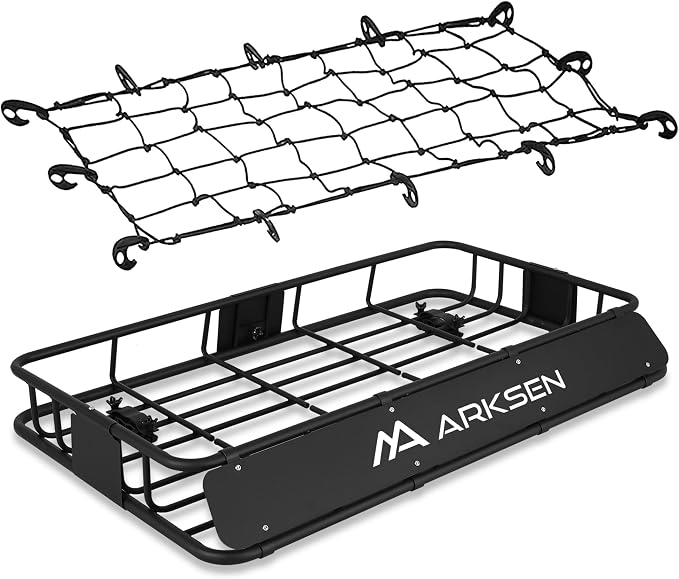 ARKSEN 30 x 50 x 6 Inch Universal Extra Wide 150LB Heavy Duty Roof Rack Cargo by ARKSEN