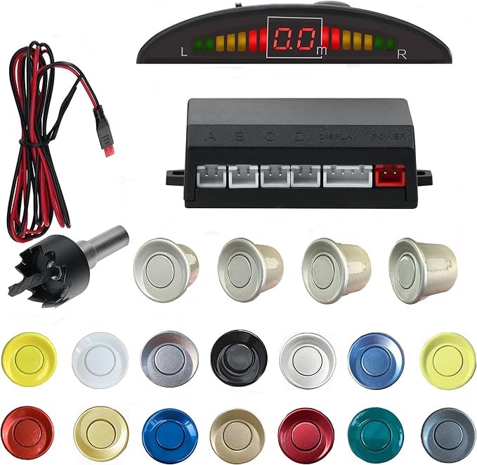 Parking Sensor Kit Backup Sensor Kit Reverse Sensor by SANDETOUN