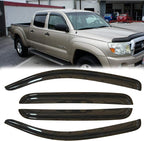 4pcs Outside Mount Style Window Rain Guards Durable Side Window Wind Deflectors - Image 2