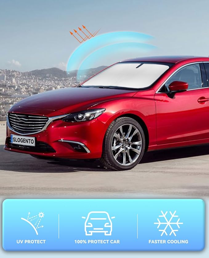 Sun Shade for Mazda 6 Windshield Sunshades for 2014-2020 2021 Mazda 6 Mazda6 - Image 5